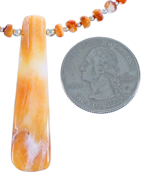 Genuine Sterling Silver Oyster Shell Bead Necklace DX116082